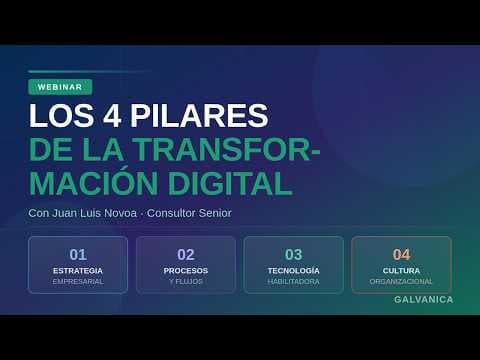 Los 4 Pilares de la Transformación Digital que toda empresa debe conocer