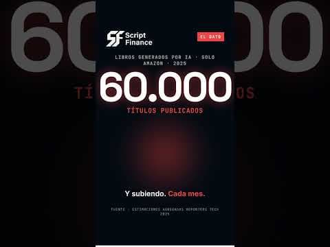 60.000 libros con IA en Amazon solo en 2025 | Script Finance