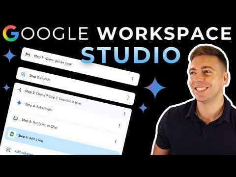 Tutorial Google Workspace Studio 2026 | IA agéntica de Google (alternativa a Zapier y Make)