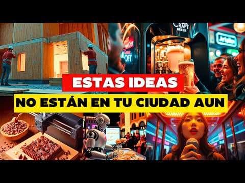 Top 20 IDEAS de Negocios que Cambiarán el MUNDO La #7 es INCREÍBLE